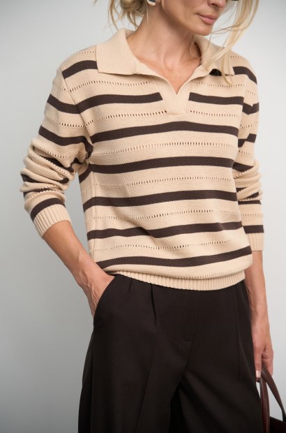 Поло в смужку 2876