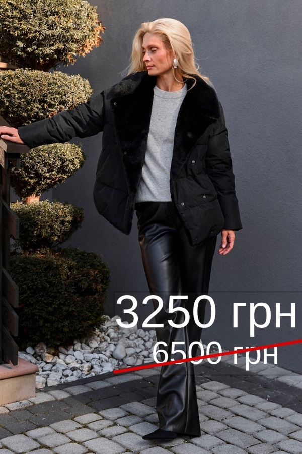 Куртка з хутром 3676