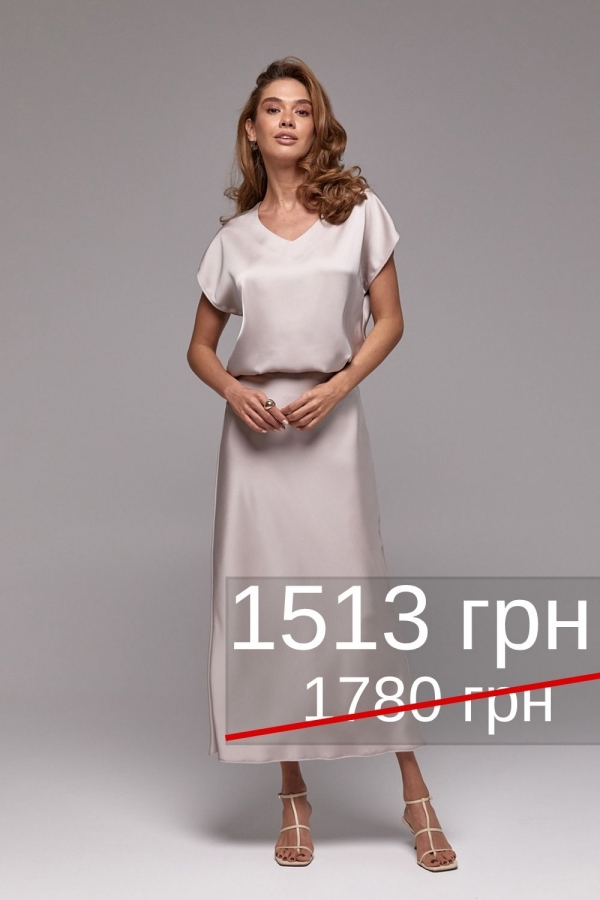 Спідниця шовк-сатин 3012