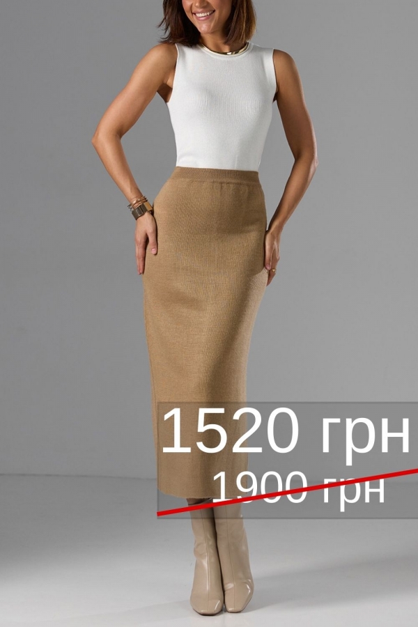 Спідниця зі шлицею 2774