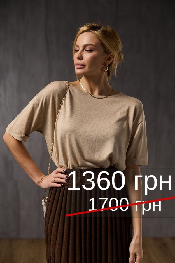 Джемпер з коротким рукавом 2502
