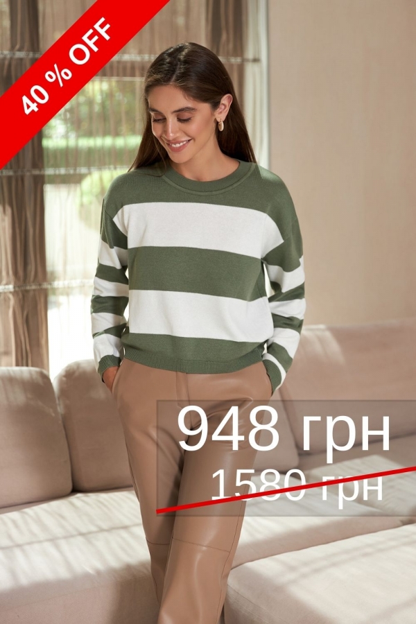 Джемпер в смужку 2553
